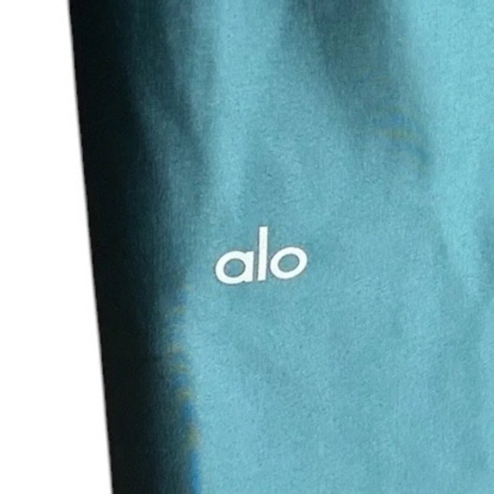 Alo Yoga Airlift Disco Daze Onesie Women Small Midnight Green Yoga Athleisure